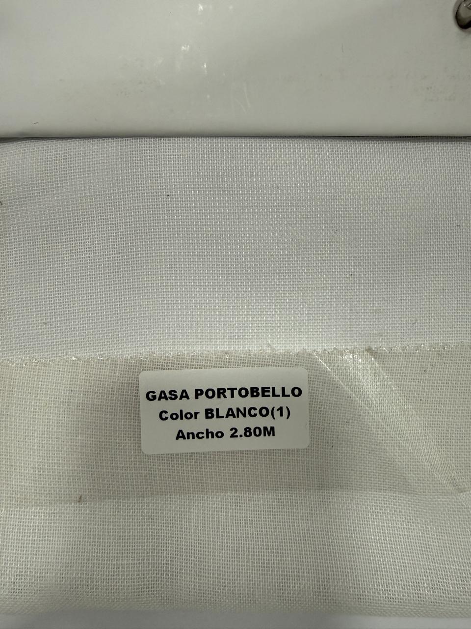 Gasa Portobello Blanca