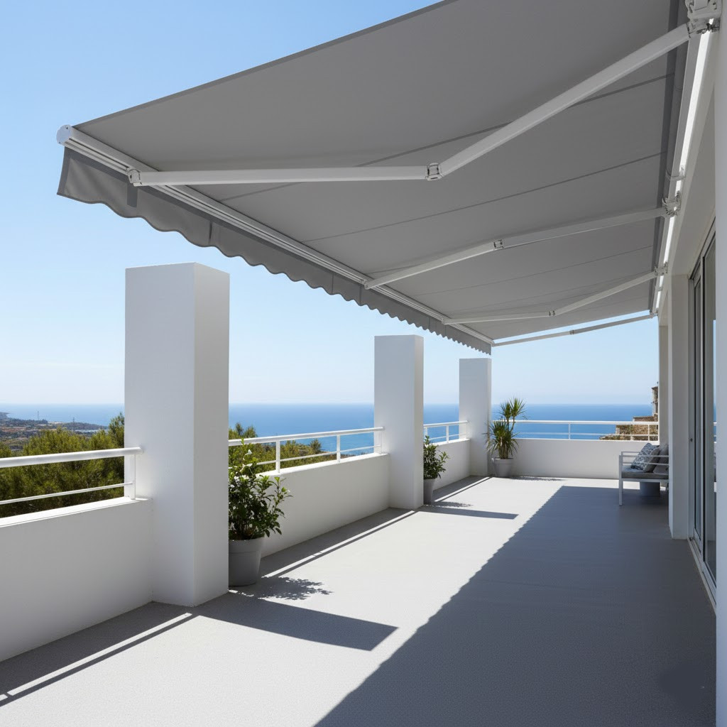 Toldo Lona con brazo invisible