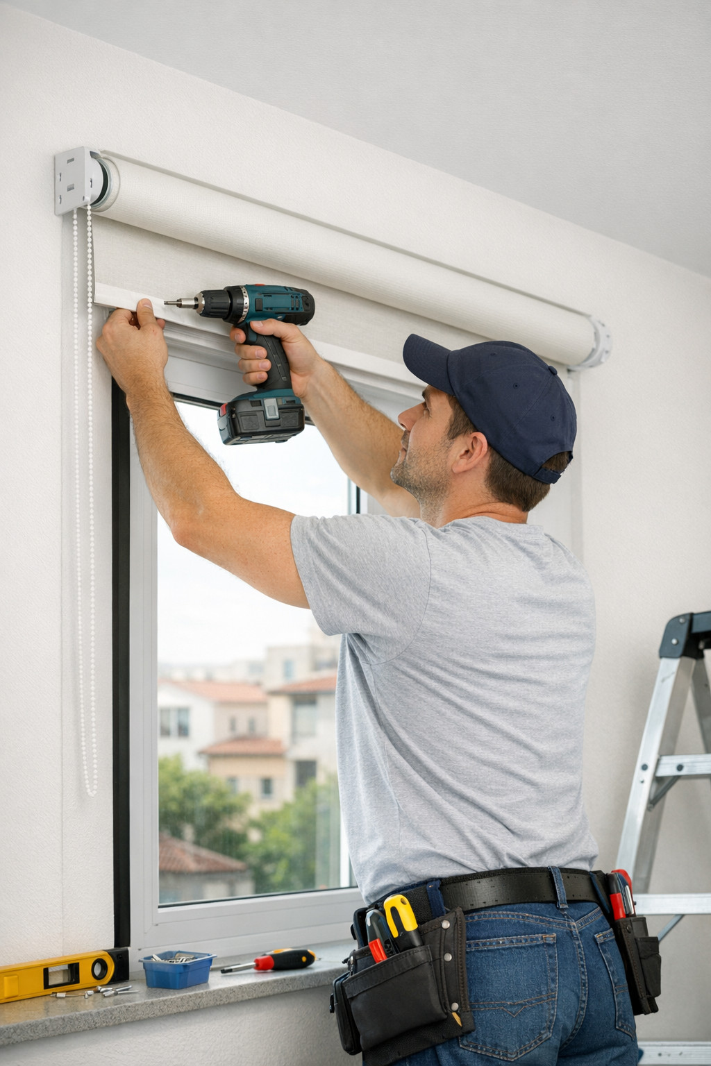 Instalacion cortina roller