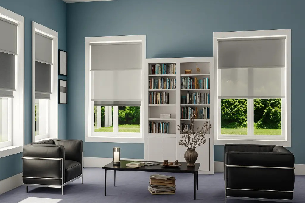 Cortina Doble Blackout Premium y Sunscreen Premium